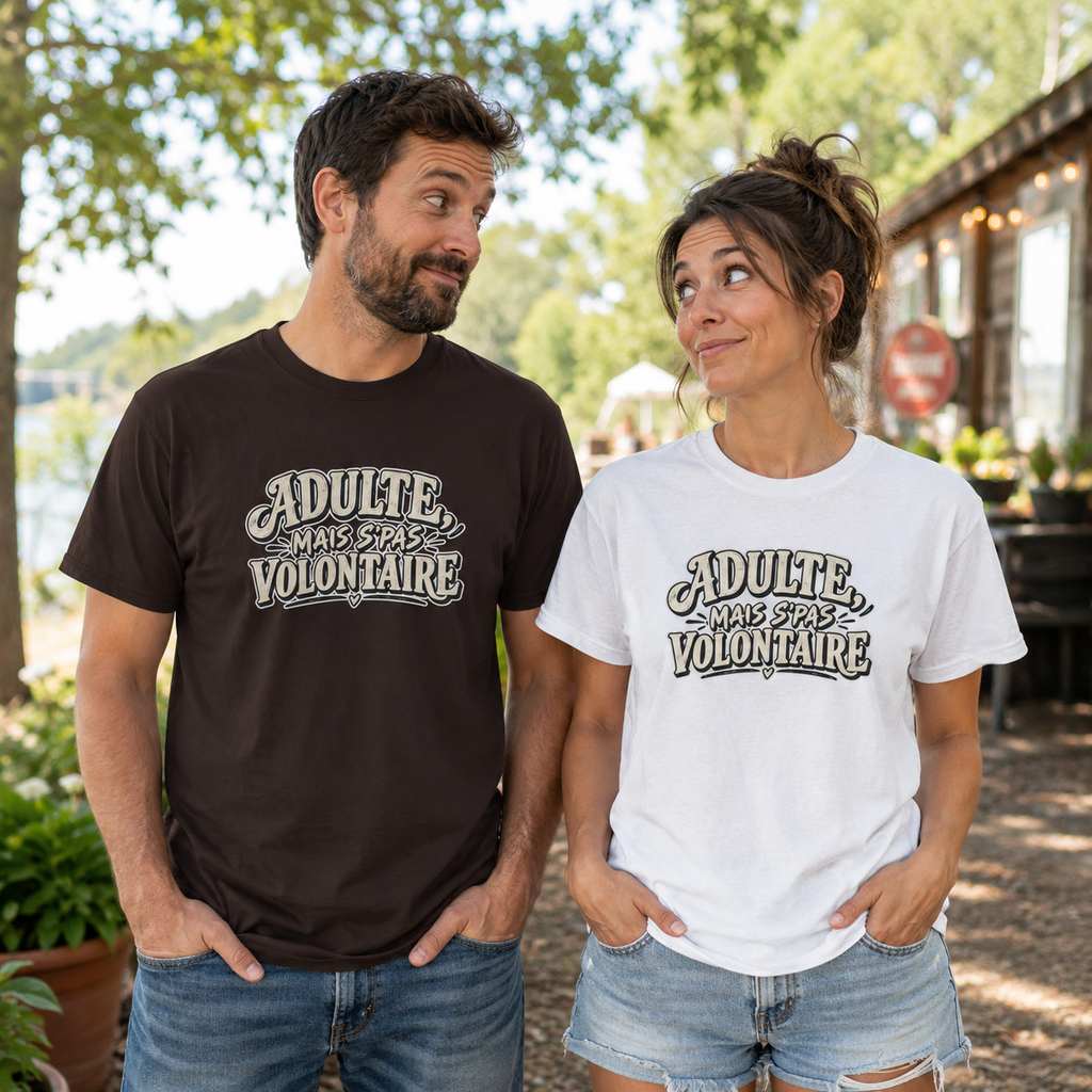 Adulte, mais s’pas volontaire - T-Shirt