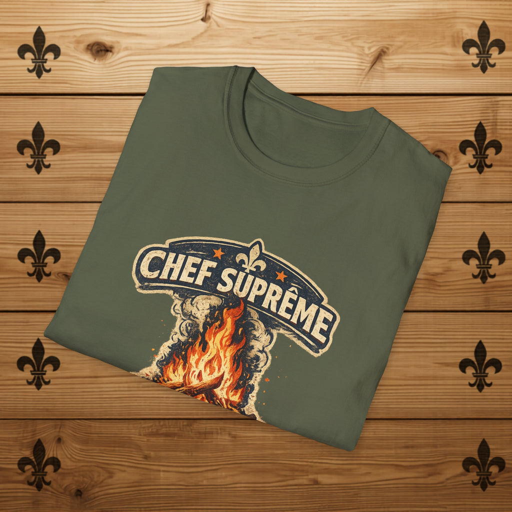 Chef Suprême du Feu de Camp – T-Shirt