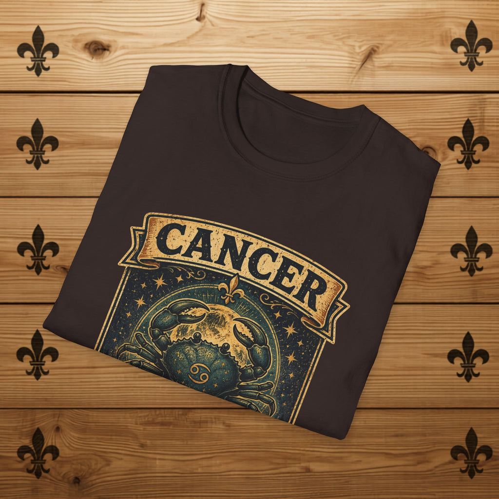 Cancer Zodiac Crab T-Shirt Astrological Sign Horoscope Tee Quebec T-Shirt