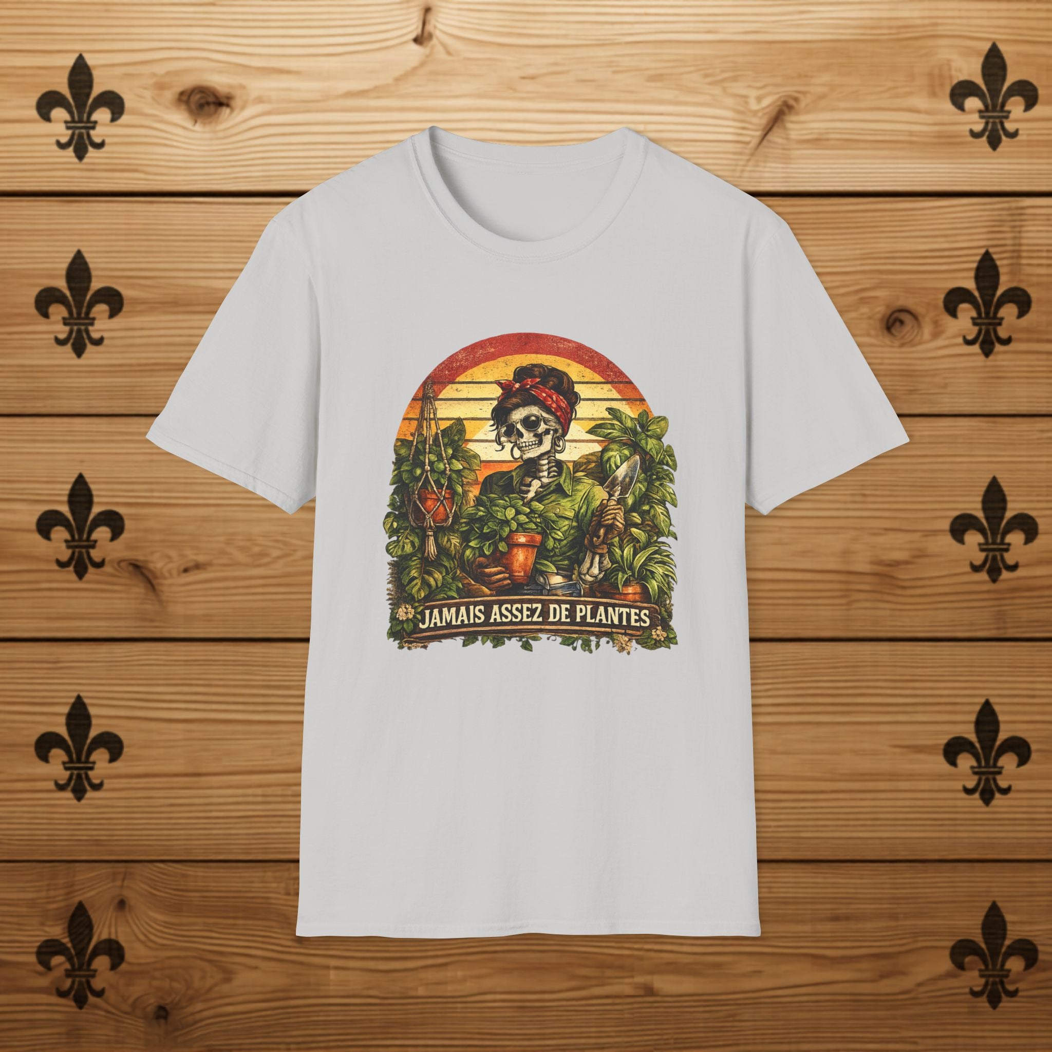 Skeleton Gardener Plant Lady T-Shirt Plant Lady Shirt Plant Lover Tee Plant Mom