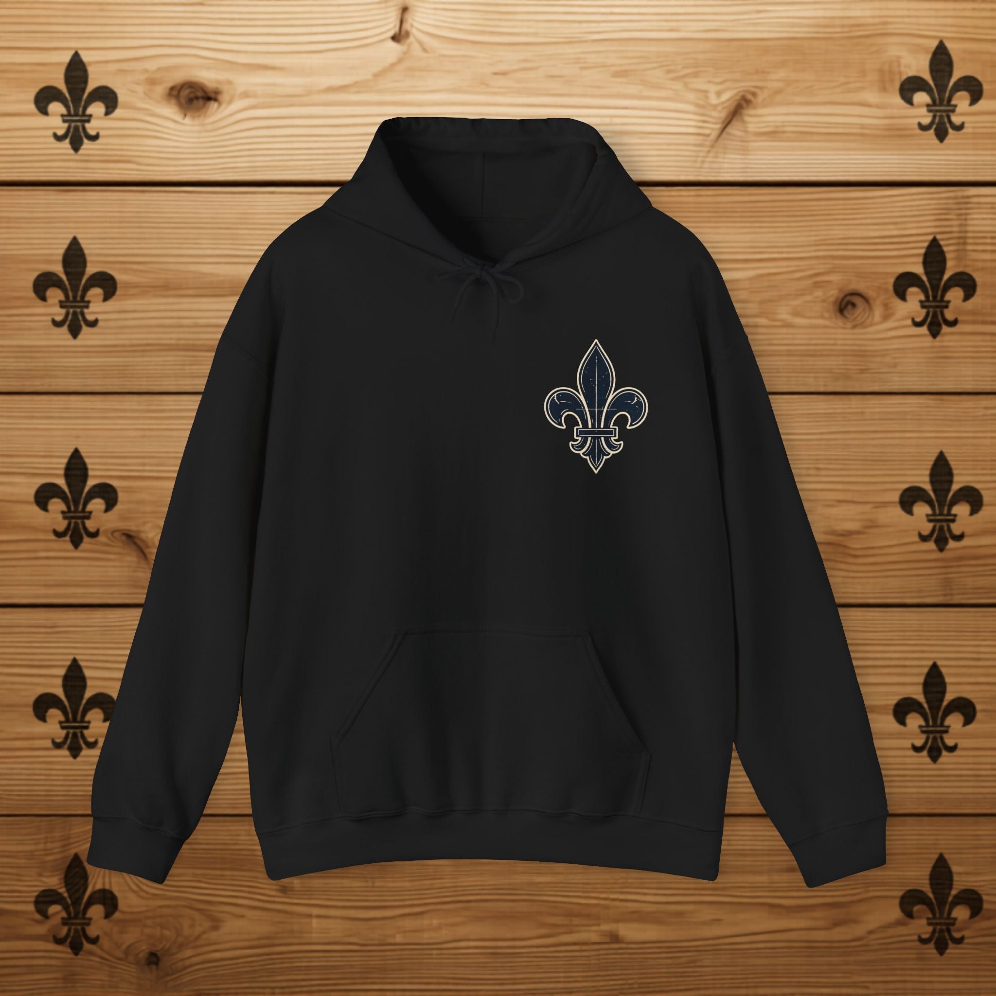 Hoodie Québécois Fleur de Lys  Les Draveurs Chandail Québec