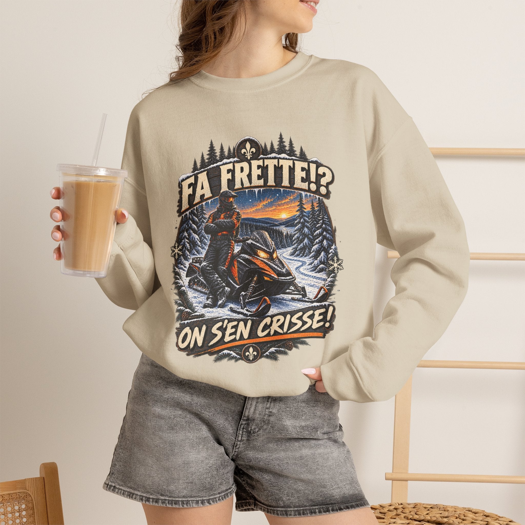 Fa Frette!? On s'en crisse! - T-Shirt