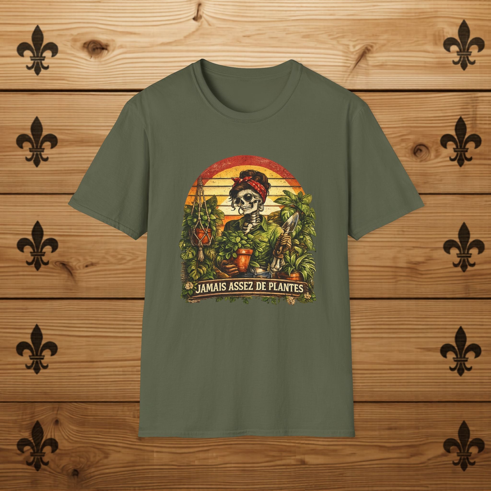 Skeleton Gardener Plant Lady T-Shirt Plant Lady Shirt Plant Lover Tee Plant Mom