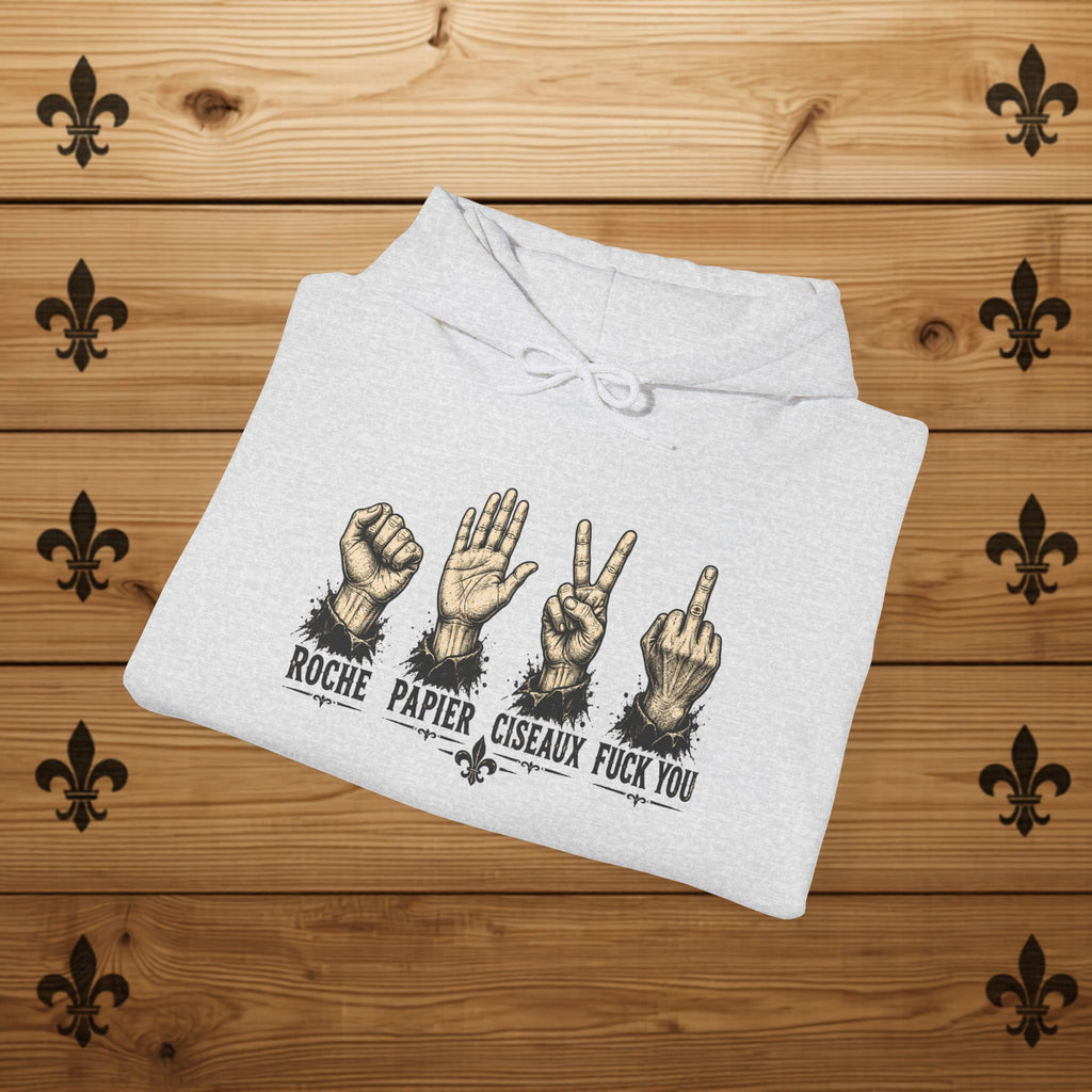 Hoodie - Roche Papier Ciseaux F*ck you