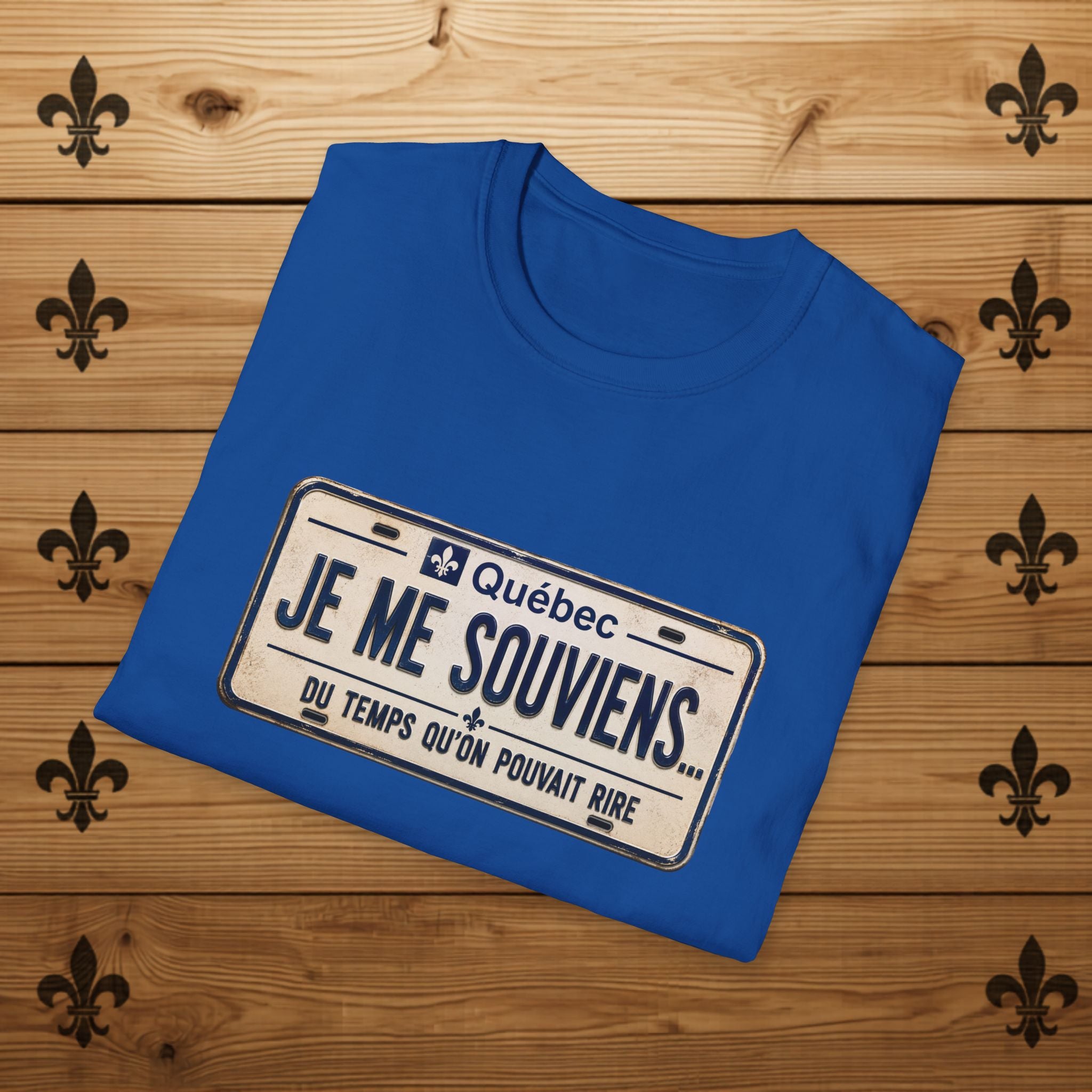 Je Me Souviens Plaque d'immatriculation - T-Shirt