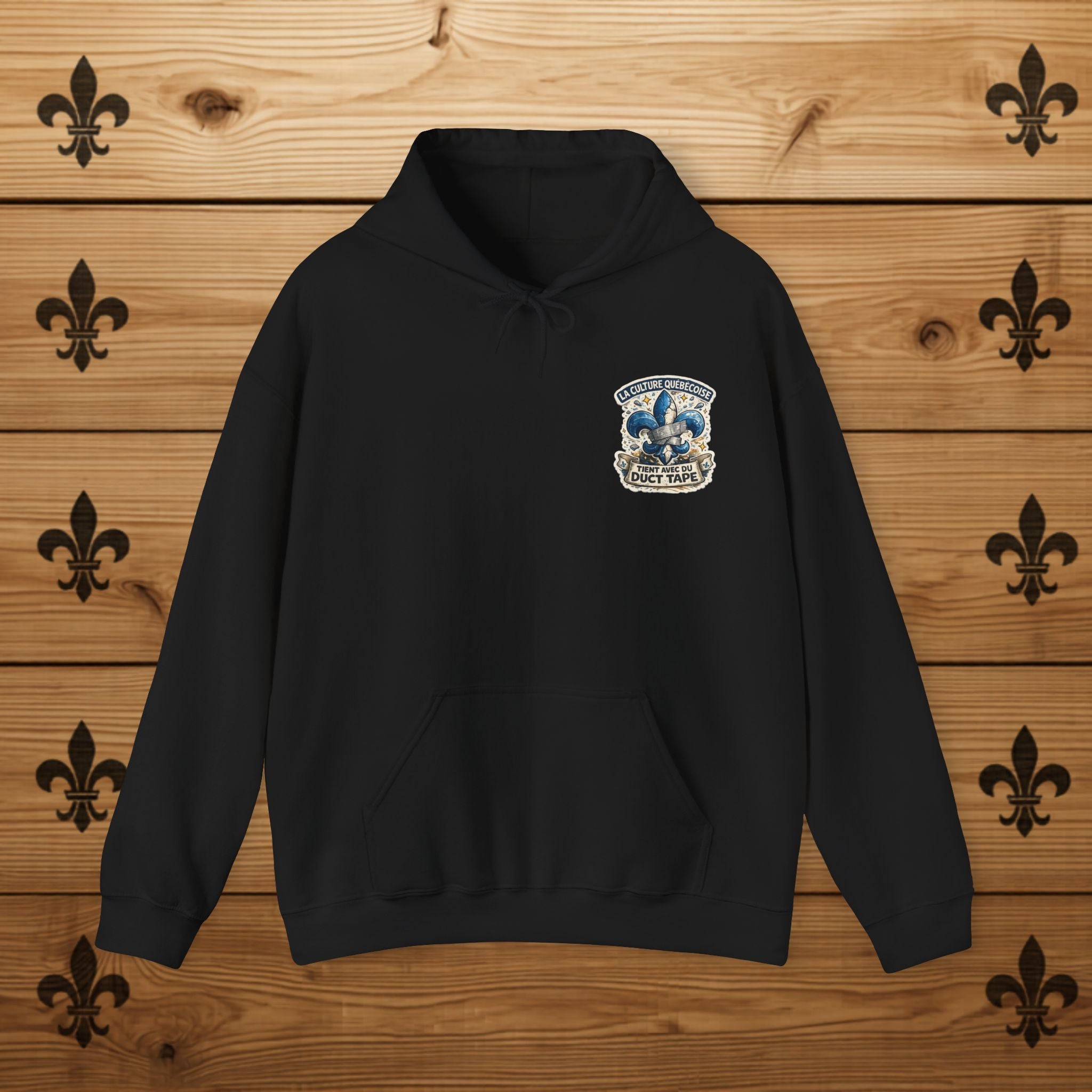 Fleur-de-lys Hoodie Humour Québécois Québec Day Funny Québec Shirt Québec Vintage Hoodie Québécois