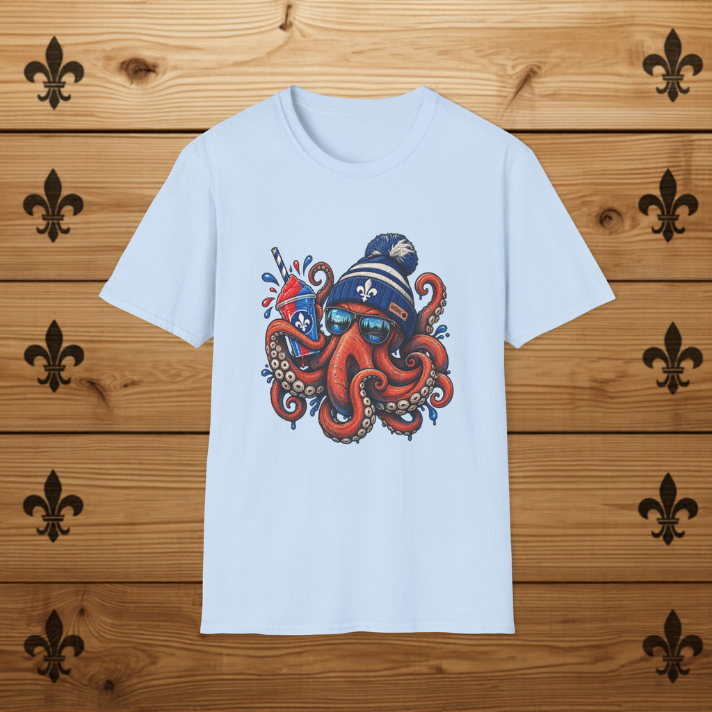 Fleur-de-Lys Octopus - T-Shirt
