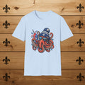 Fleur-de-Lys Octopus - T-Shirt