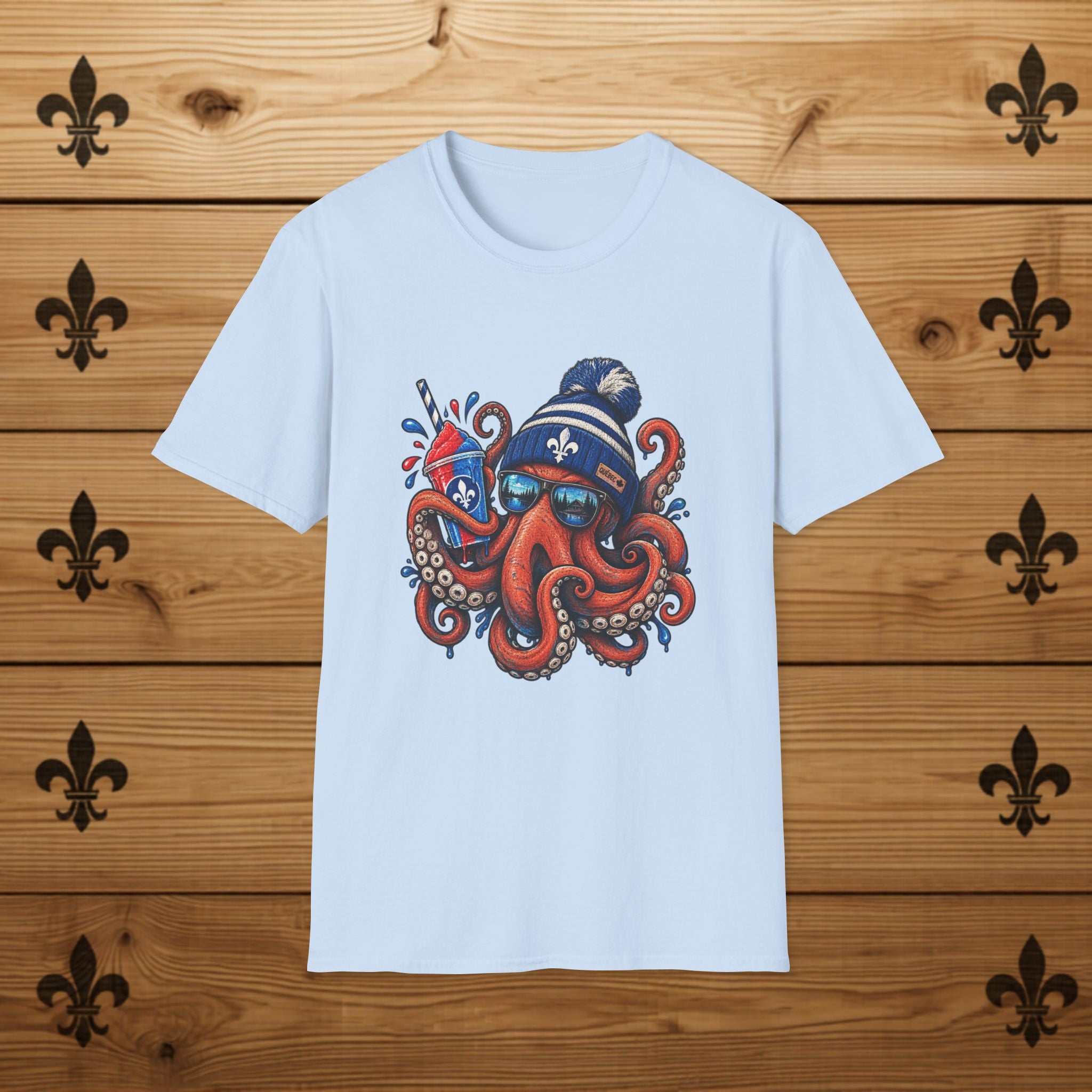 Fleur-de-Lys Octopus - T-Shirt