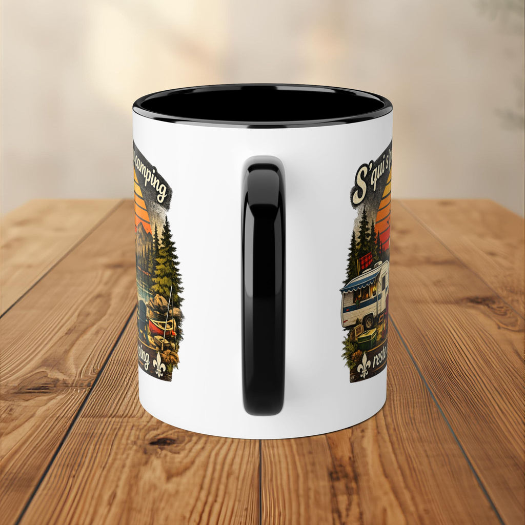 Tasse humoristique Camping Québec