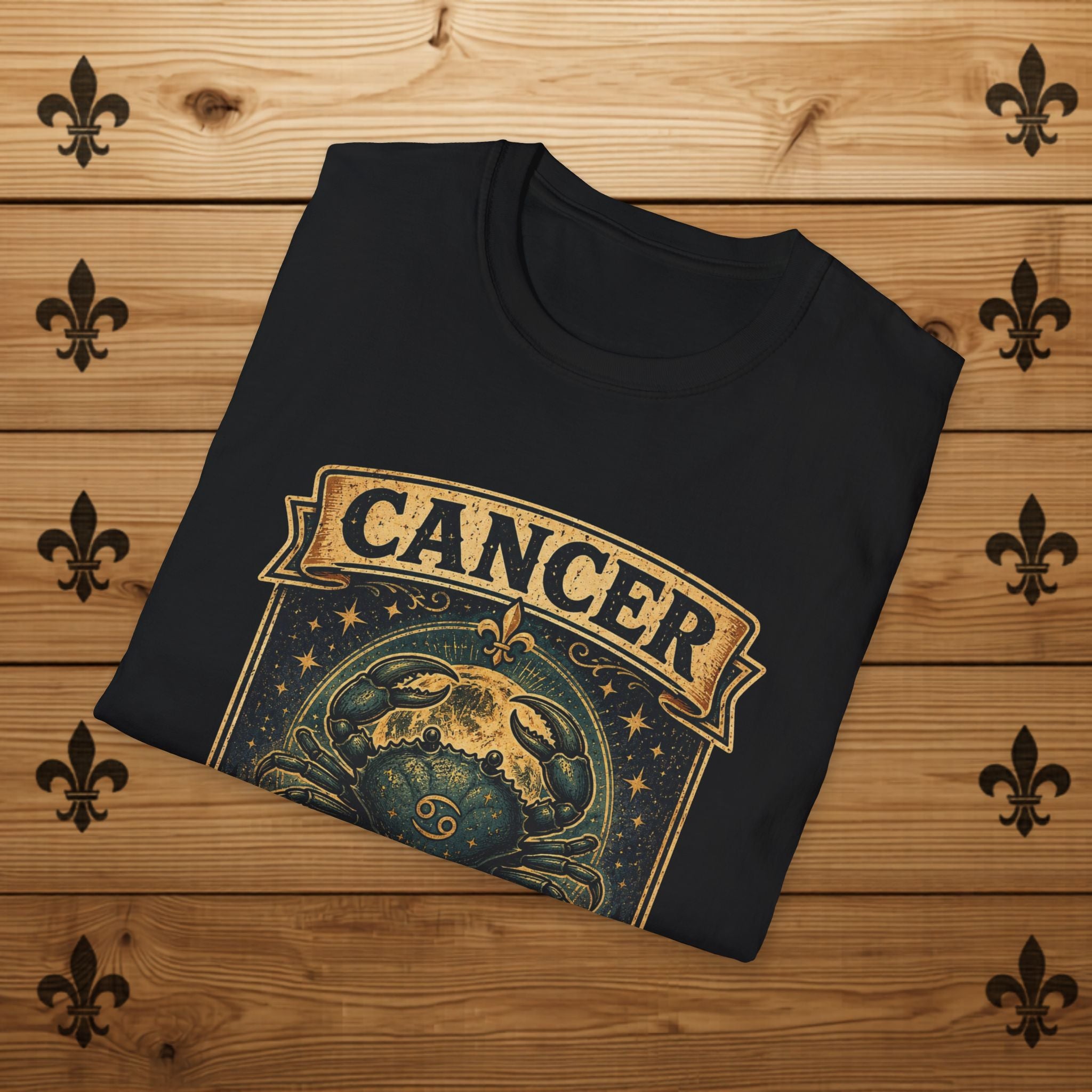 Cancer Zodiac Crab T-Shirt Astrological Sign Horoscope Tee Quebec T-Shirt