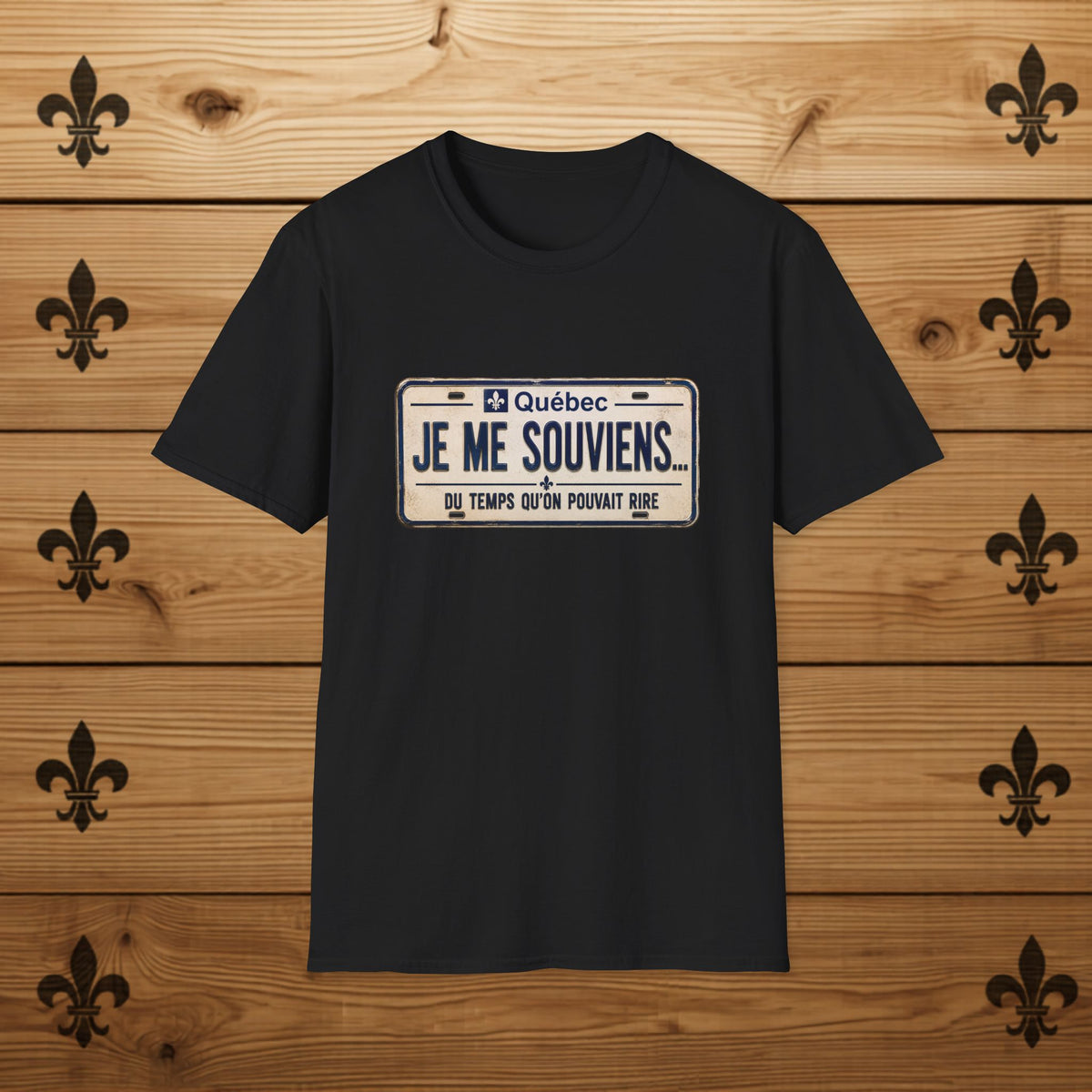 Je Me Souviens Plaque d'immatriculation - T-Shirt