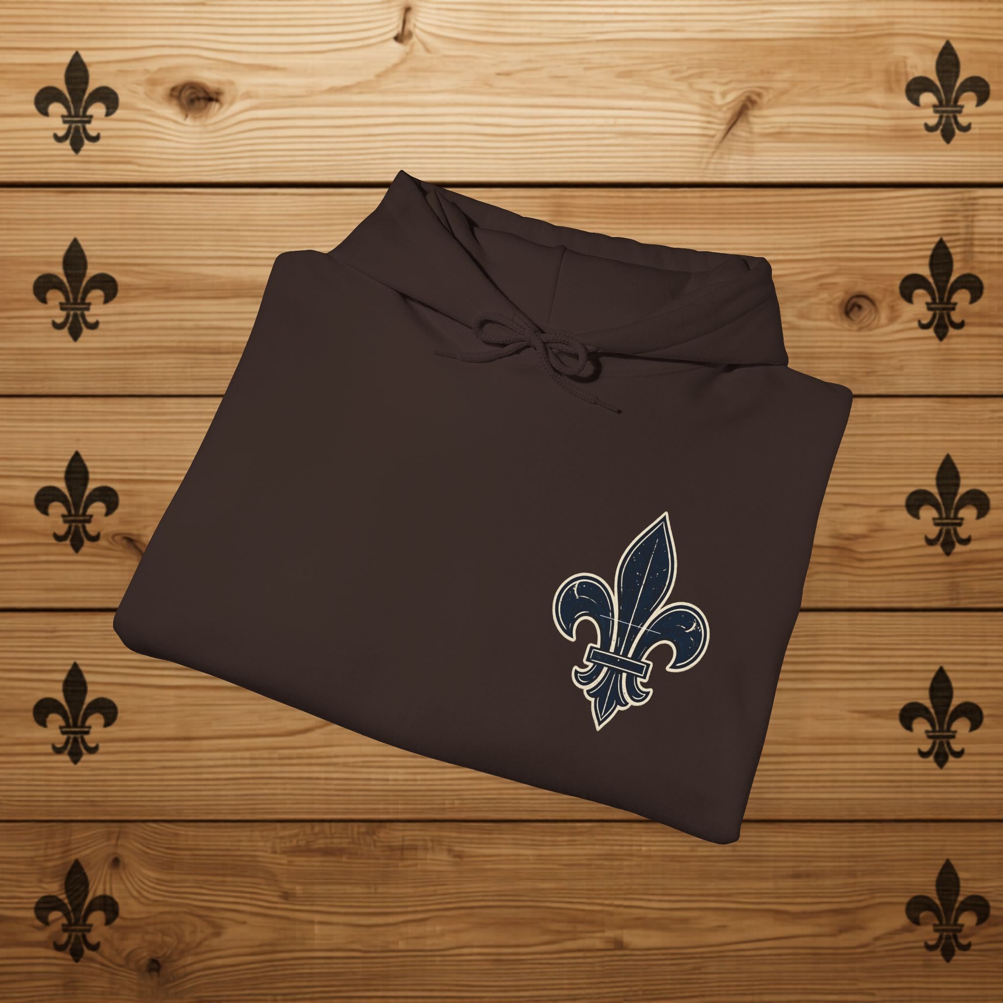Hoodie Québécois Fleur de Lys  Les Draveurs Chandail Québec