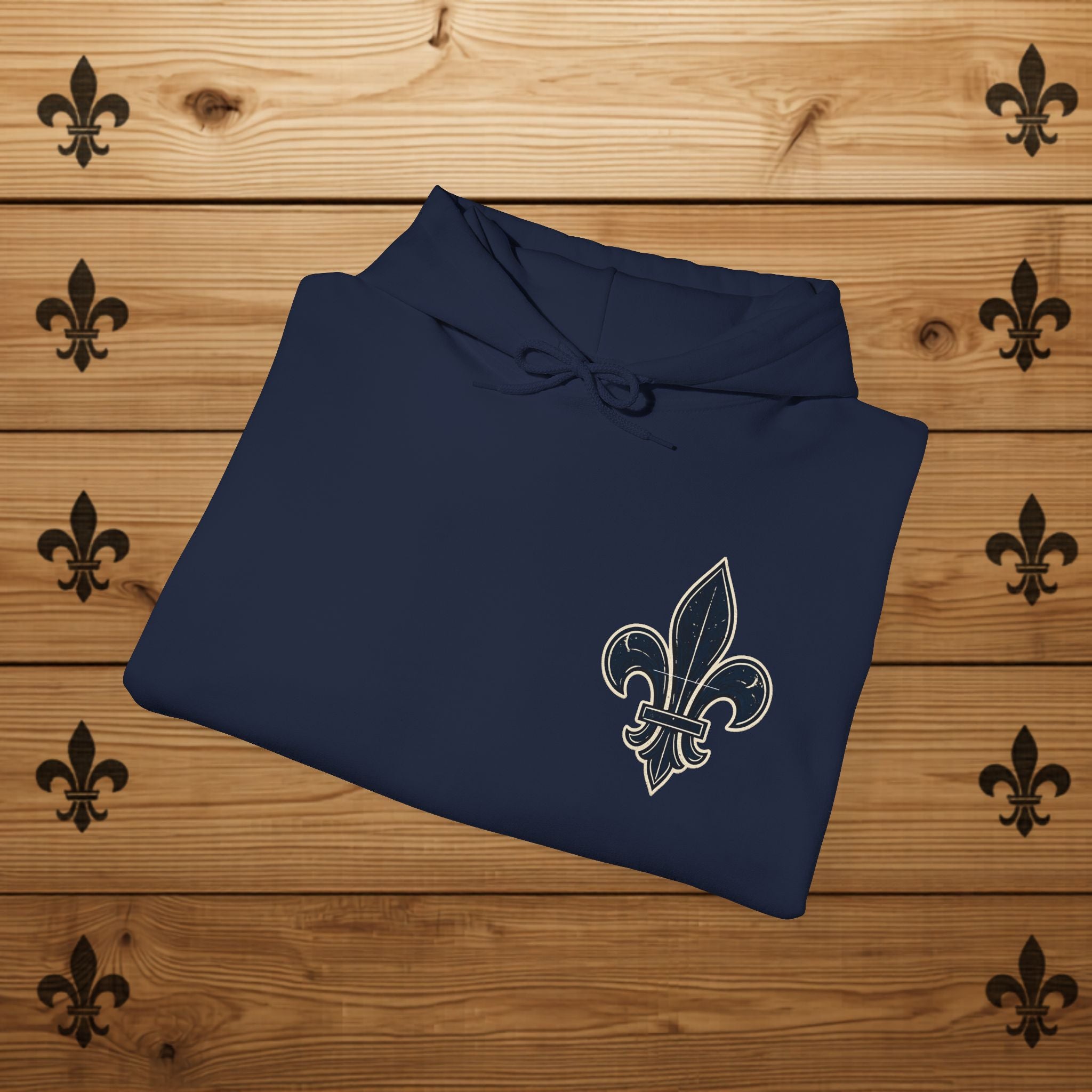 Hoodie Québécois Fleur de Lys  Les Draveurs Chandail Québec