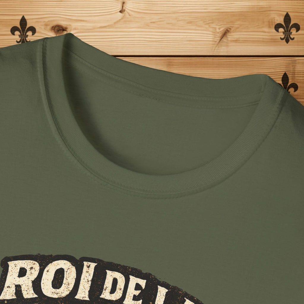 Roi de la Bouette T-Shirt Four Wheeler Mudding Offroad Forest Design Gars de Quatre Roues