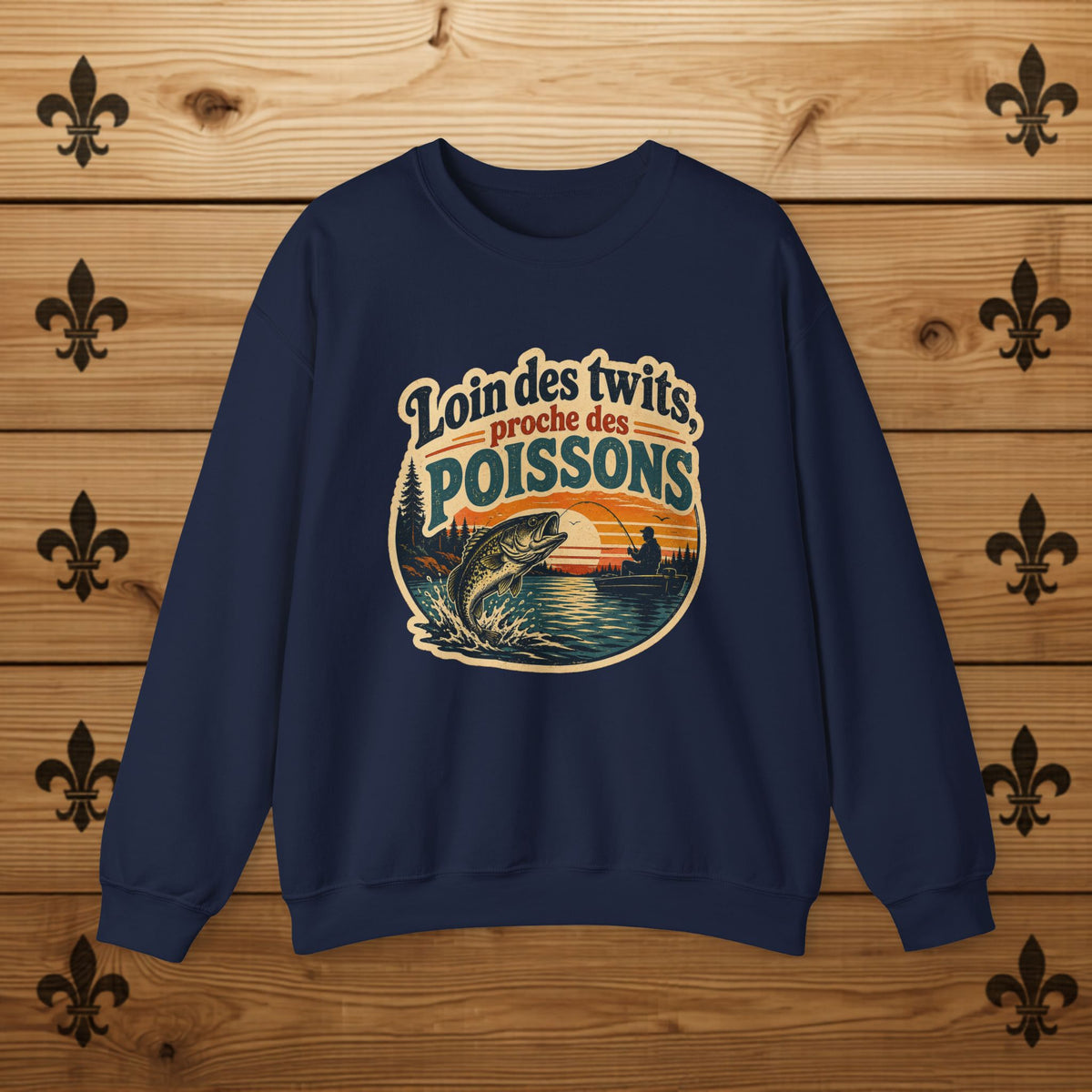 Loin des twits, proche des poissons - Sweatshirt
