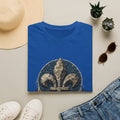 Quebec Fleur-de-Lys Graphic T-Shirt Vintage Provincial Emblem Quebec Shirt