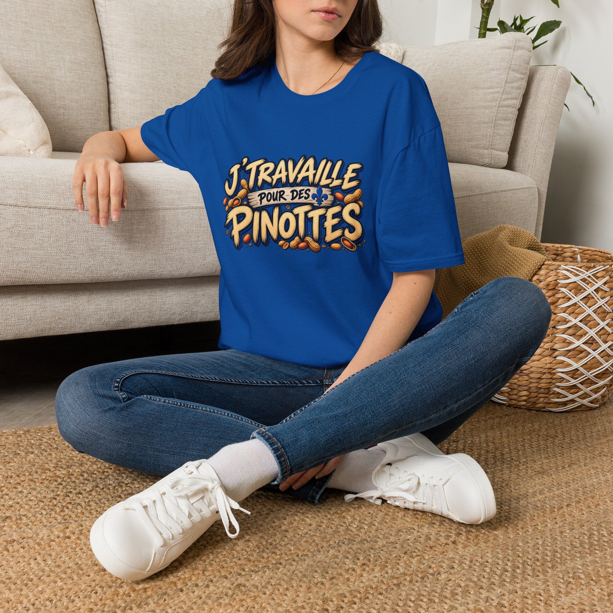 J’Travaille pour des Pinottes - T-Shirt