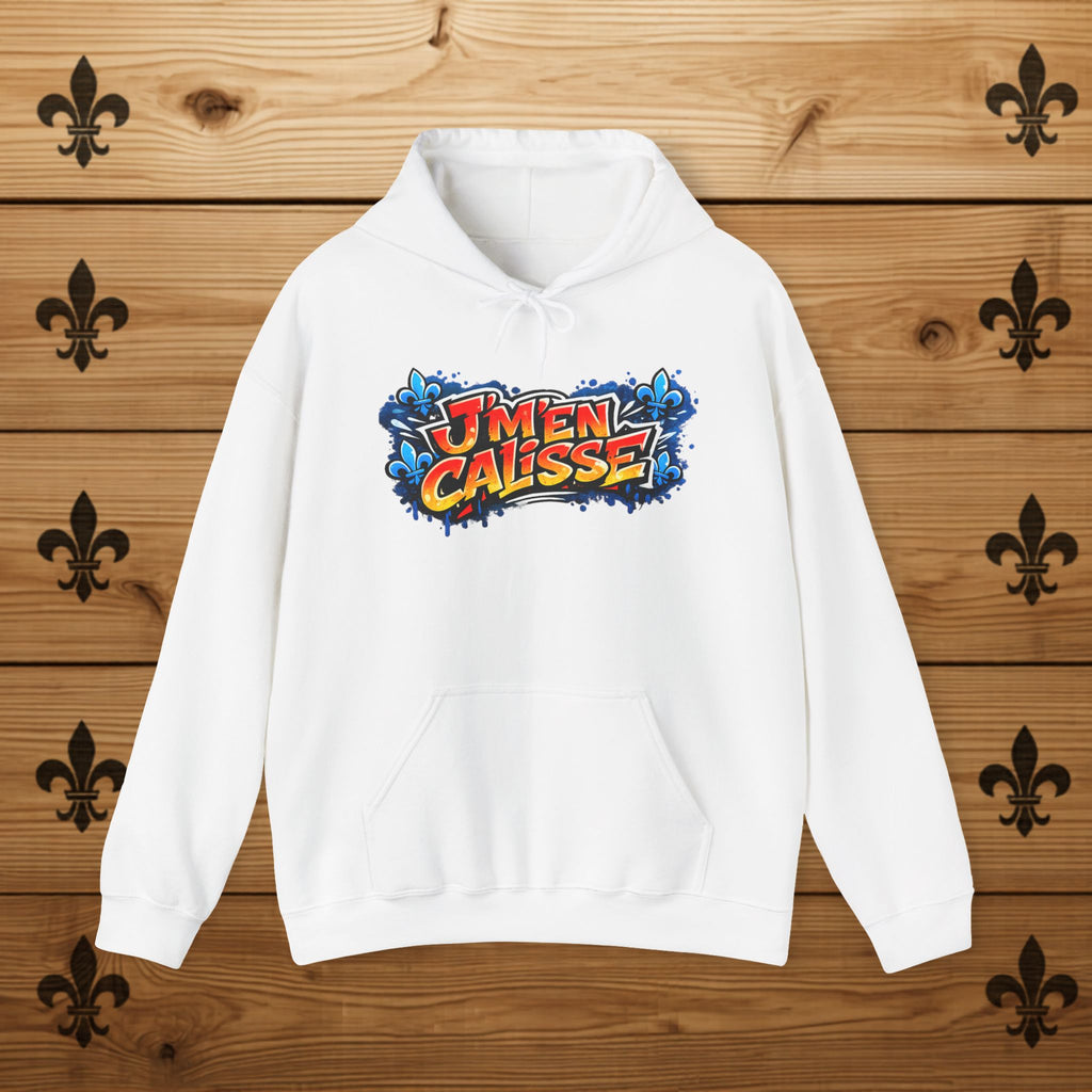 J'm'en Calisse Hoodie Quebecois Slang Sacre Québécois Hoodie Quebec