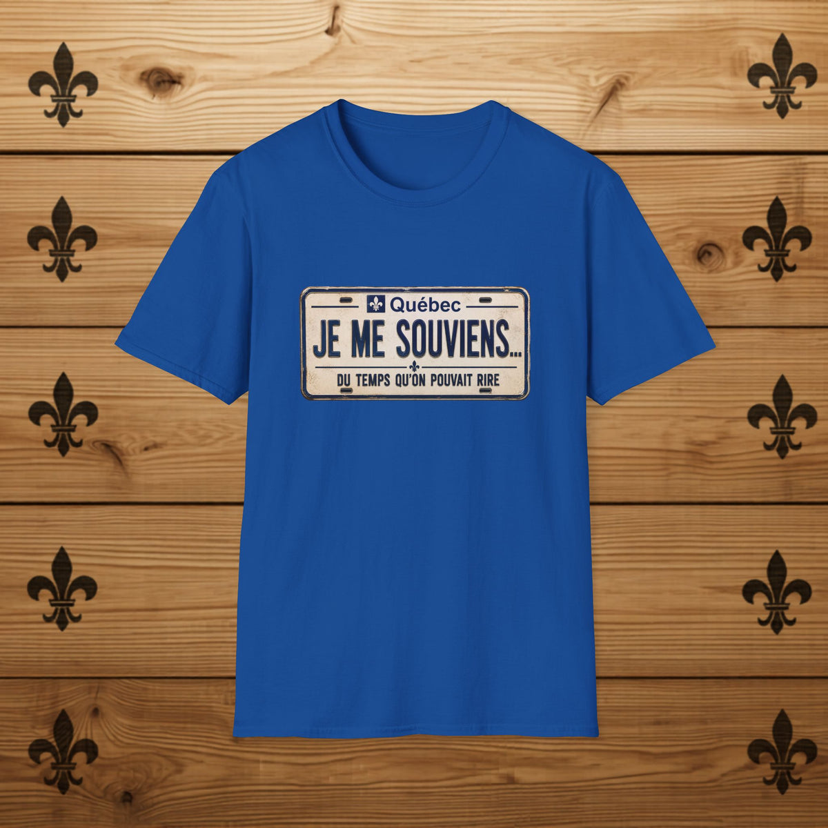 Je Me Souviens Plaque d'immatriculation - T-Shirt