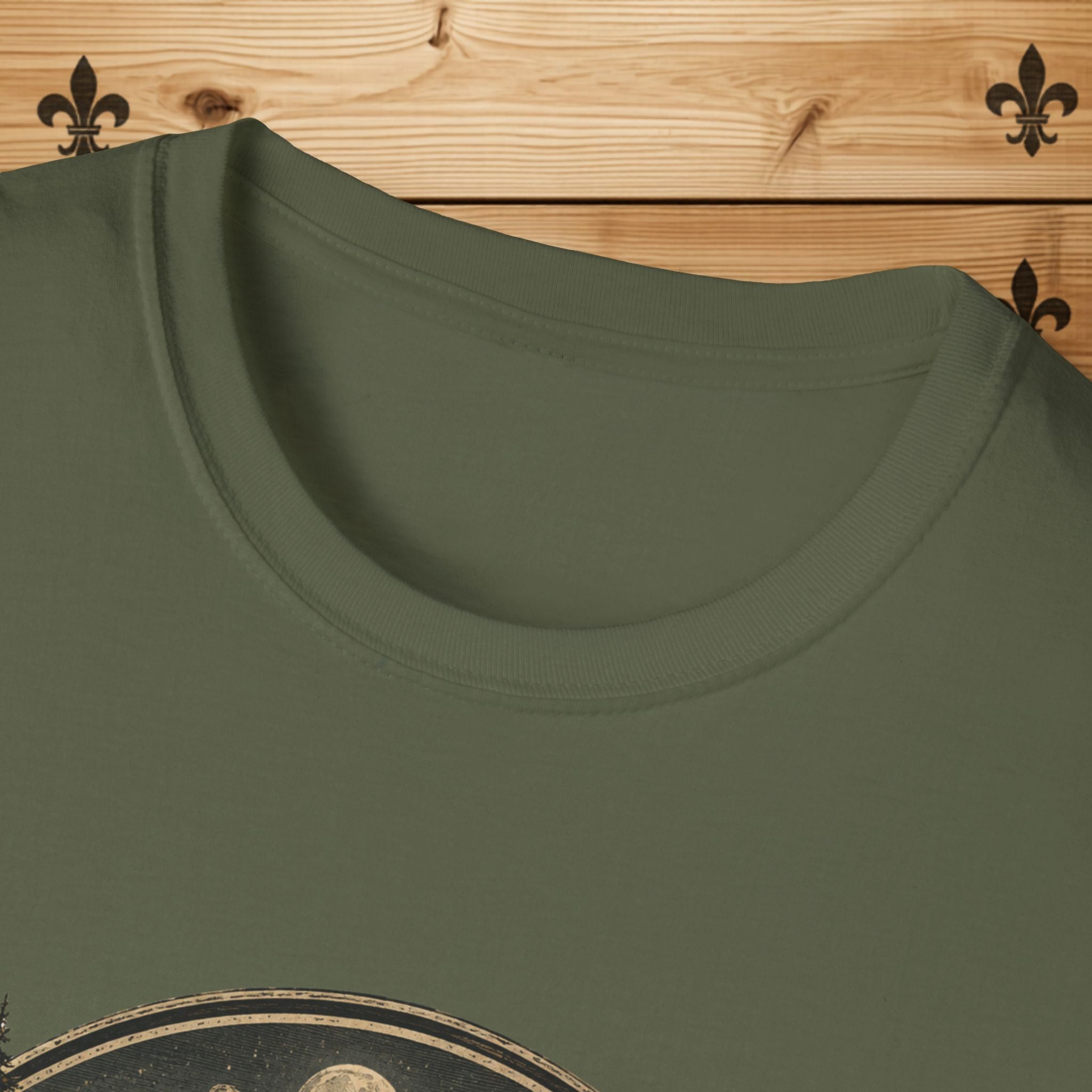 Carpe Diem Tabarnak Campfire Landscape T-Shirt Mountain Moon Forest Quebec Shirt
