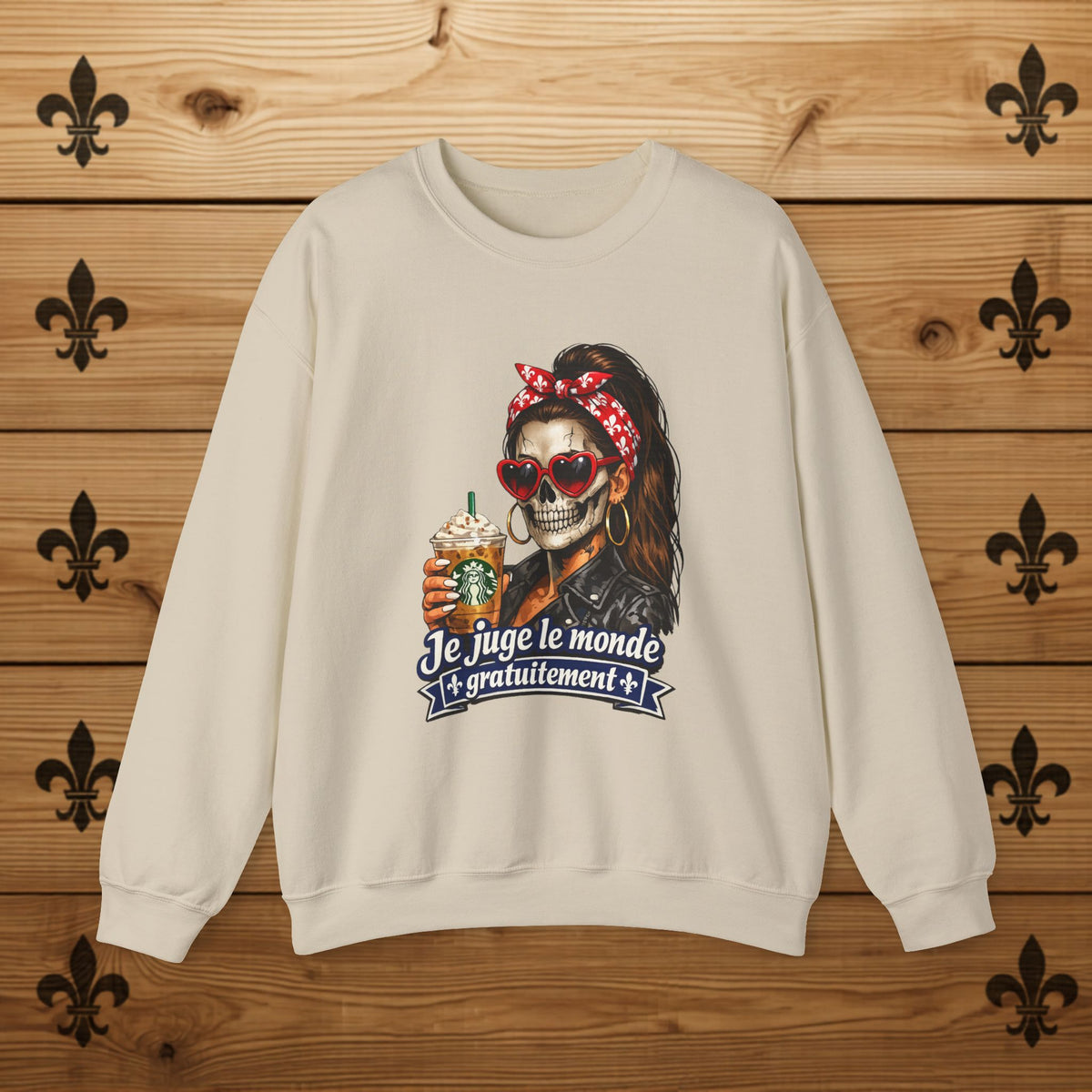 Je juge le monde gratuitement - Sweatshirt