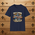 Tout Le Monde a le Droit d'Être Laitte T-Shirt French Fleur-de-lys Patriotic Design Quebec T-Shirt