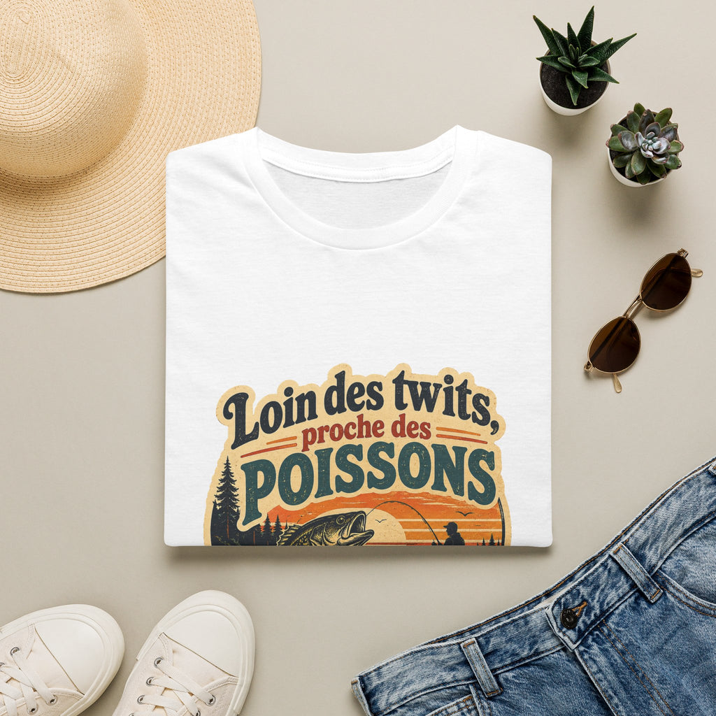 Loin des Twits, Proche des Poissons - T-Shirt