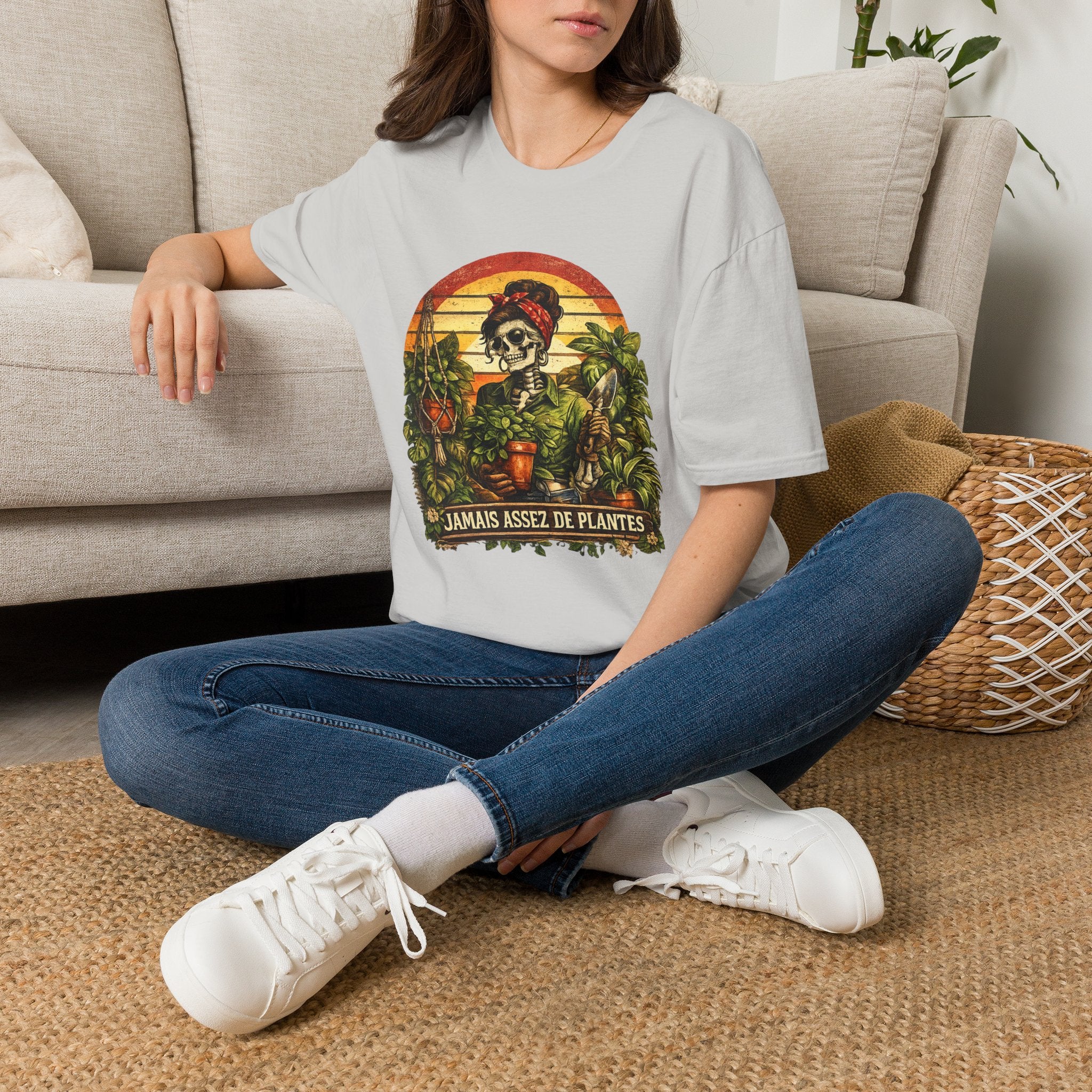 Skeleton Gardener Plant Lady T-Shirt Plant Lady Shirt Plant Lover Tee Plant Mom