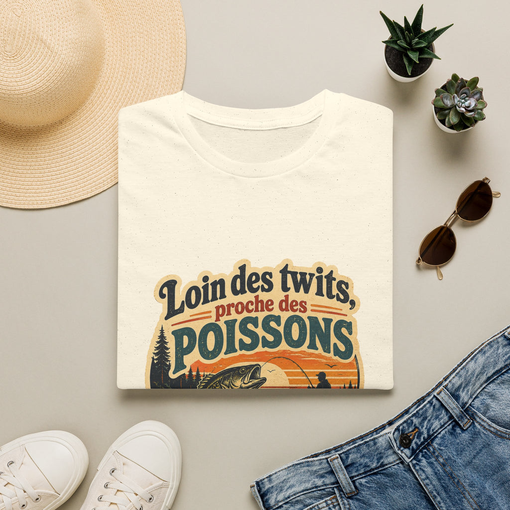 Loin des Twits, Proche des Poissons - T-Shirt