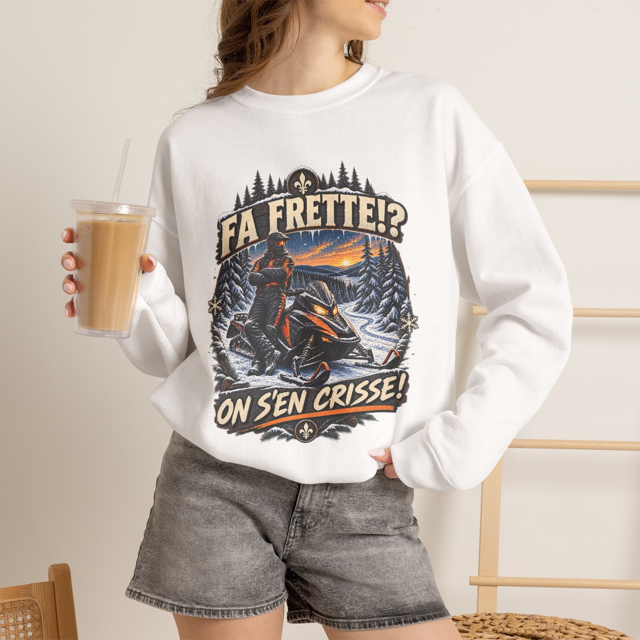 Fa Frette!? On s'en crisse! - T-Shirt
