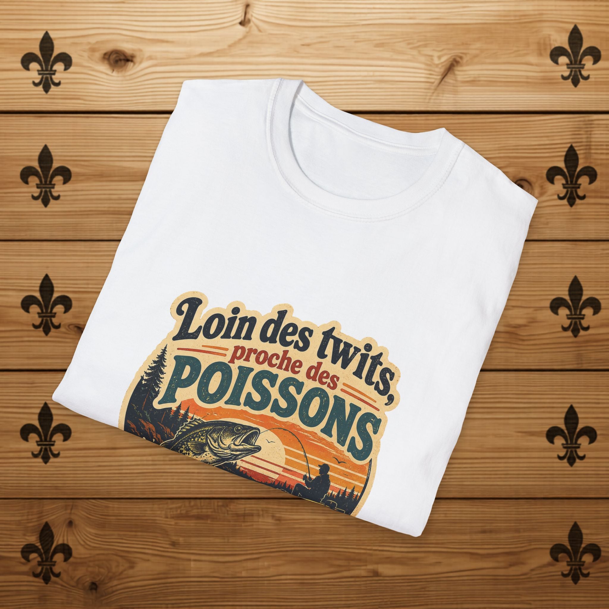 Loin des Twits, Proche des Poissons - T-Shirt