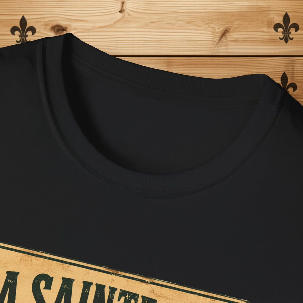 La Sainte Paix Sunset Lake T-Shirt | Vintage Nature Scene