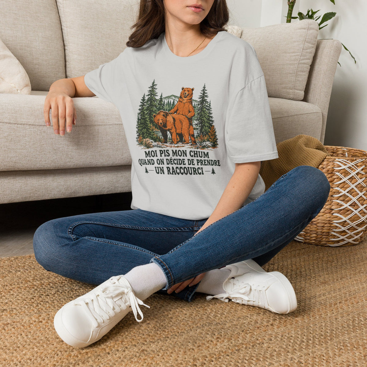 Moi pis mon chum ours - T-Shirt