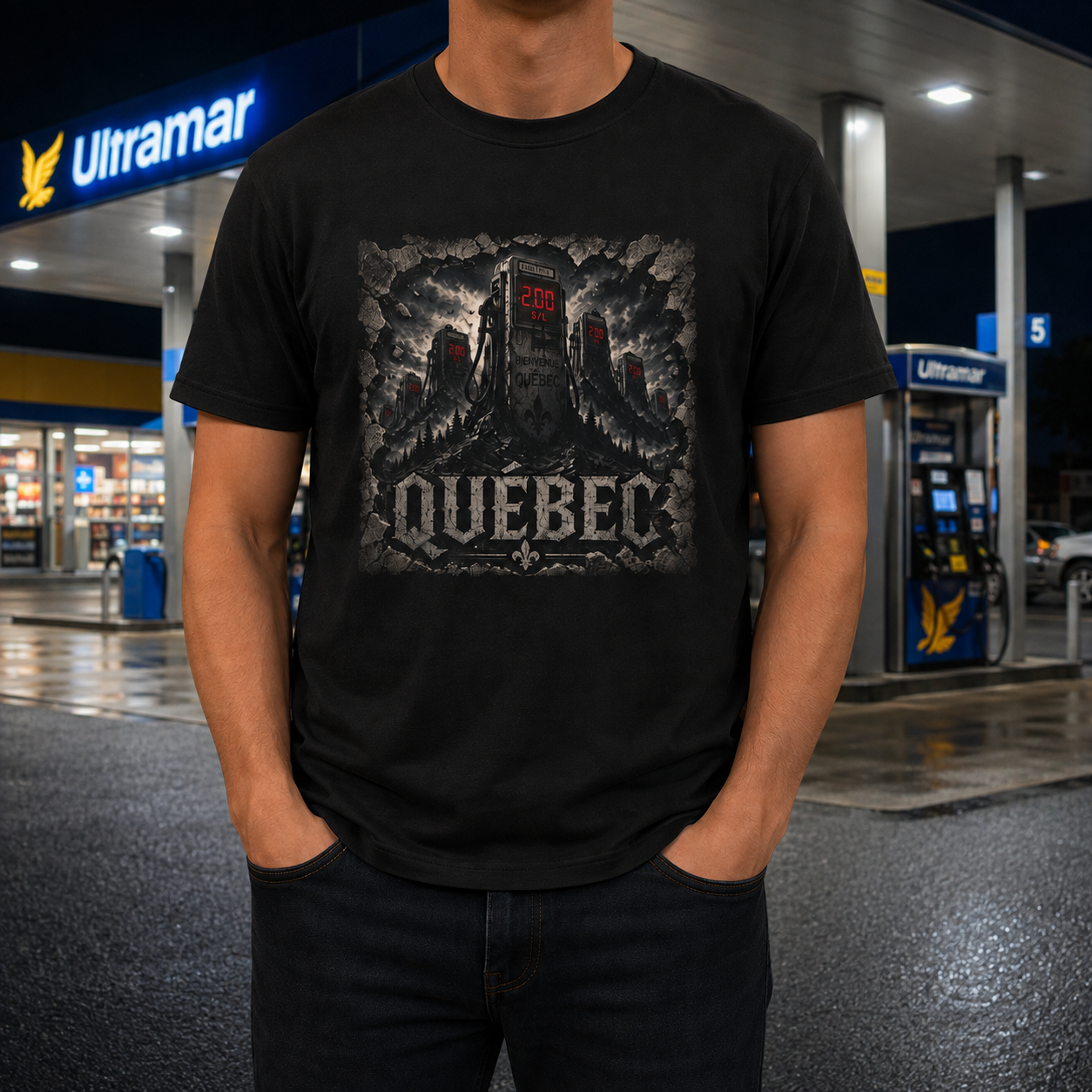 Prix du gaz au Québec - T-Shirt